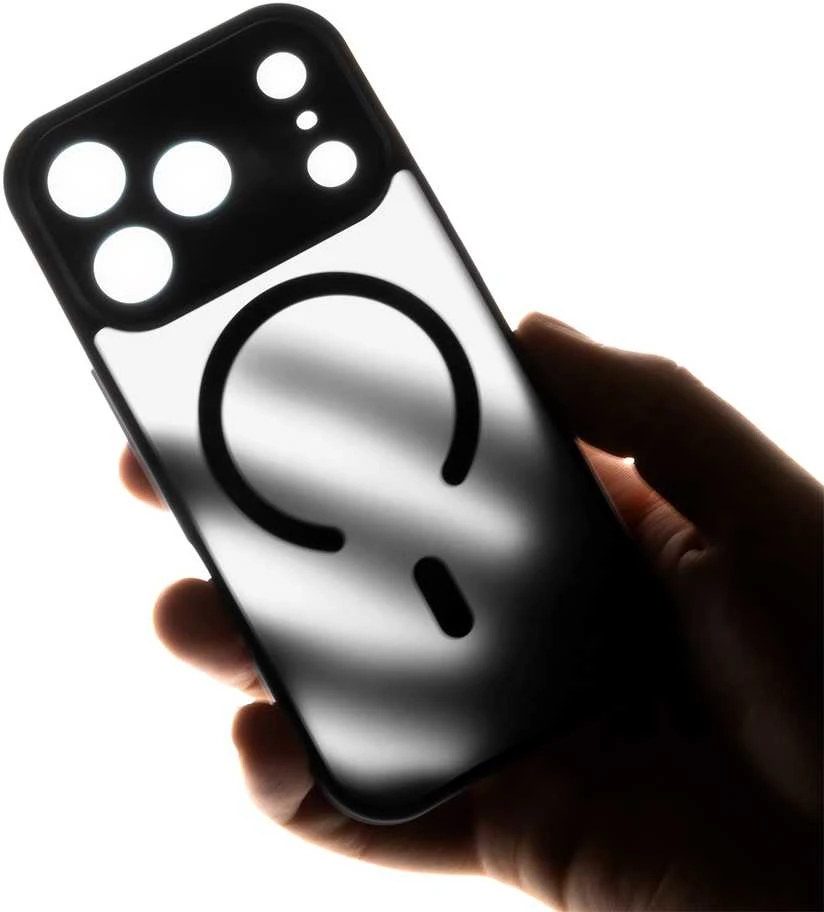 TFO Mag Matt dėklas, skirtas iPhone 17 Air 6,6” juodas, su apsauga kamerai