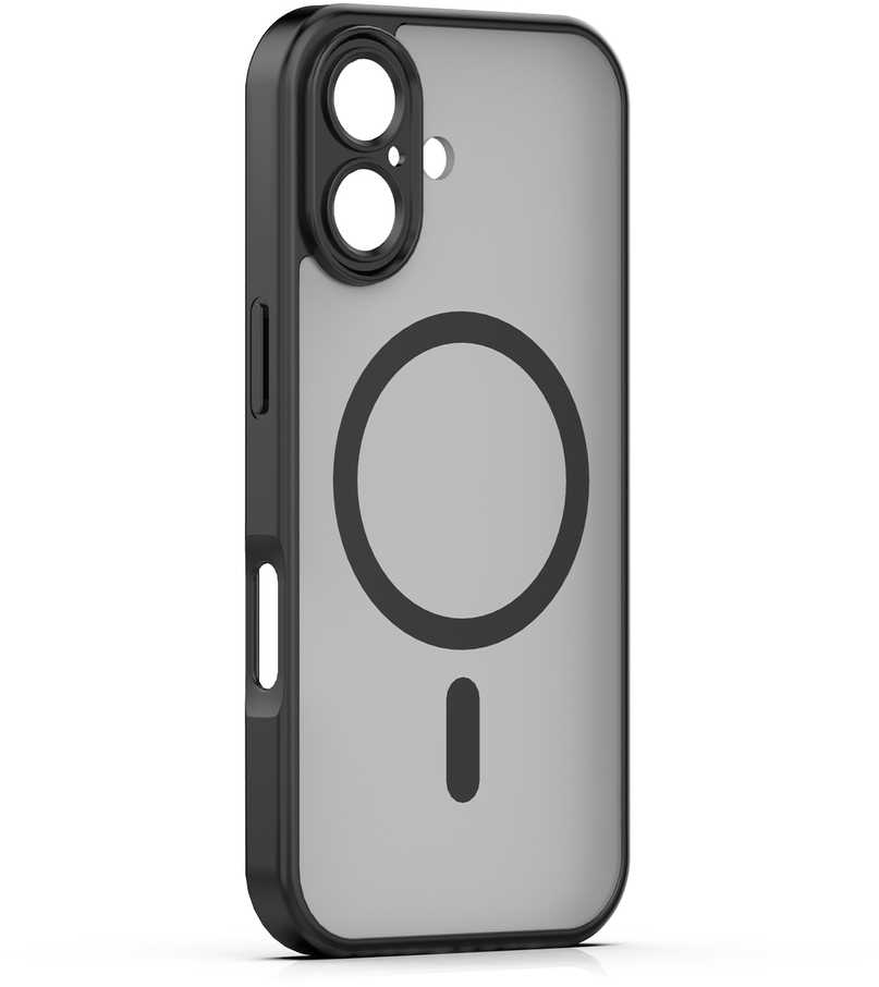 TFO Mag Matt dėklas, skirtas iPhone 17 6,3" / 18 6,3" juodas, su apsauga kamerai
