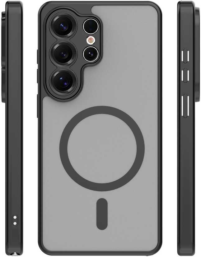 TFO Mag Matt dėklas Samsung Galaxy S26 Ultra juodas su apsauga kamerai