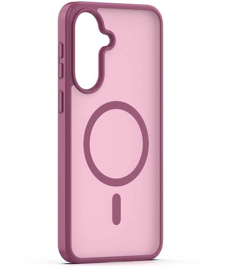 TFO Mag Matt dėklas Samsung Galaxy A57 telefonui, bordo spalvos, su didele išpjova kamerai