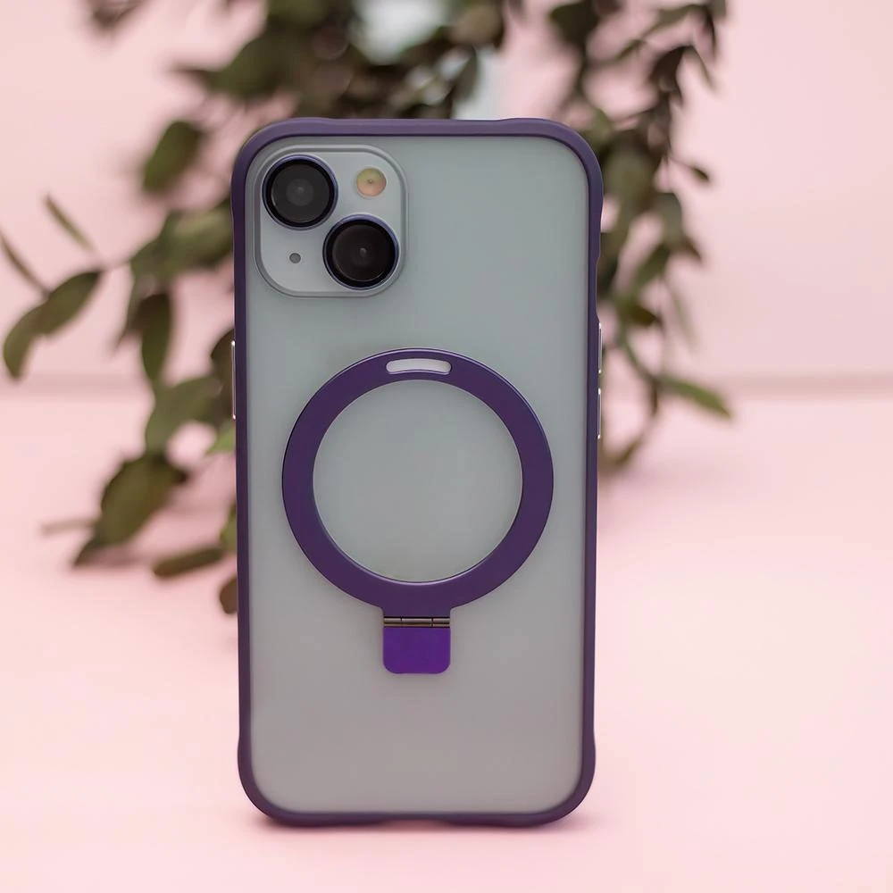TelForceone "Mag Ring" dėklas, skirtas iPhone 13 6,1 violetinės spalvos inės spalvos