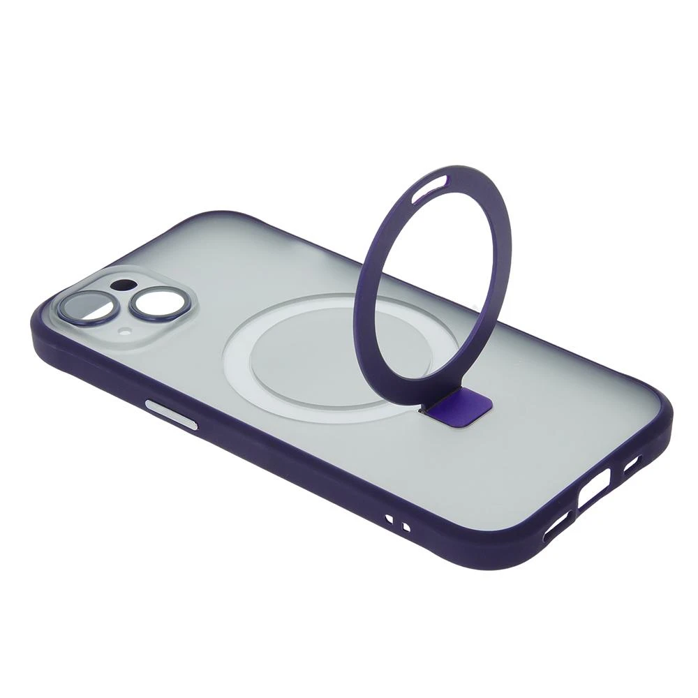 TelForceone "Mag Ring" dėklas, skirtas iPhone 13 6,1 violetinės spalvos inės spalvos