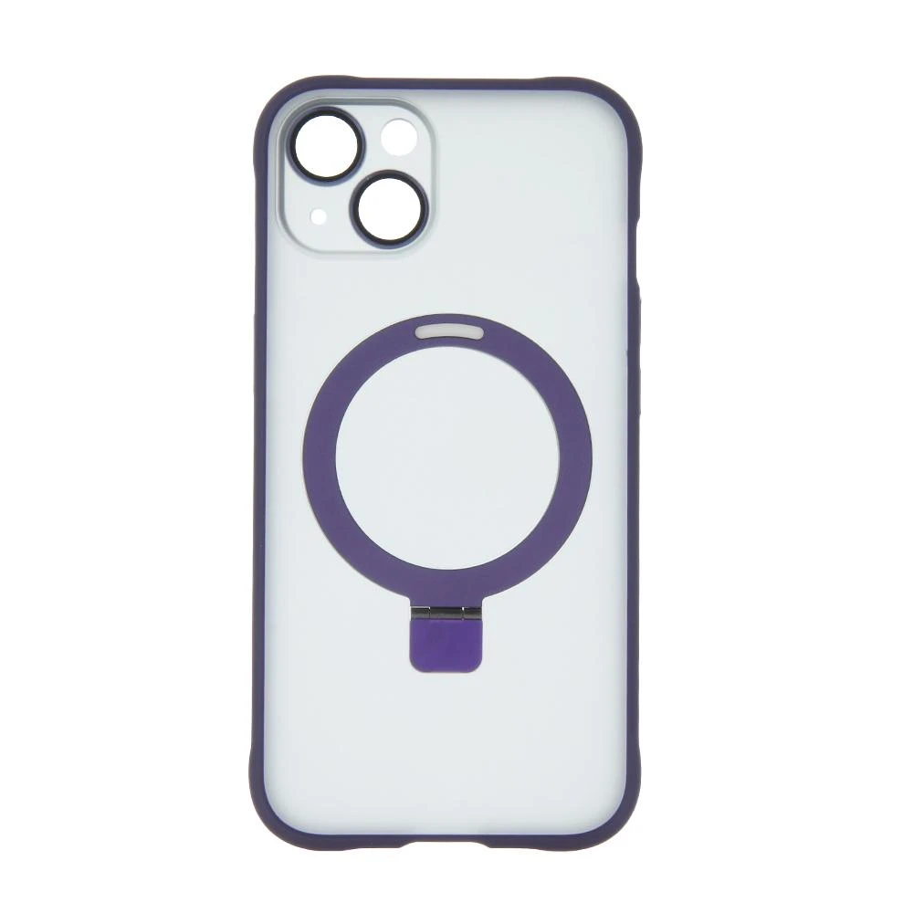 TelForceone "Mag Ring" dėklas iPhone 14 6,1 violetinės spalvos