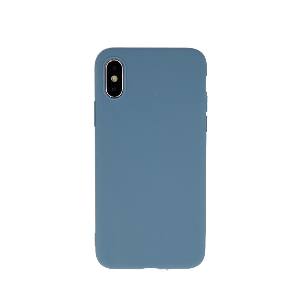 iLike Mėlyna Matt TPU dėklas, skirtas iPhone 11 pilkai mėlynas