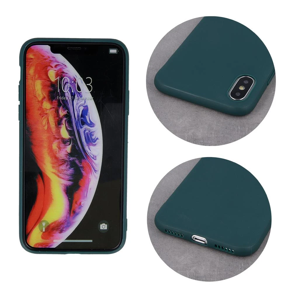 TelForceone Matt TPU dėklas skirtas Apple iPhone 14 Pro Max 6,7", žalias