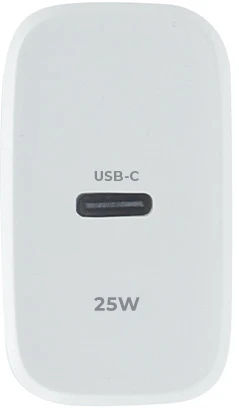 Telforceone Maxlife MXTC-10-25C PD QC charger 1x USB-C 25W baltas