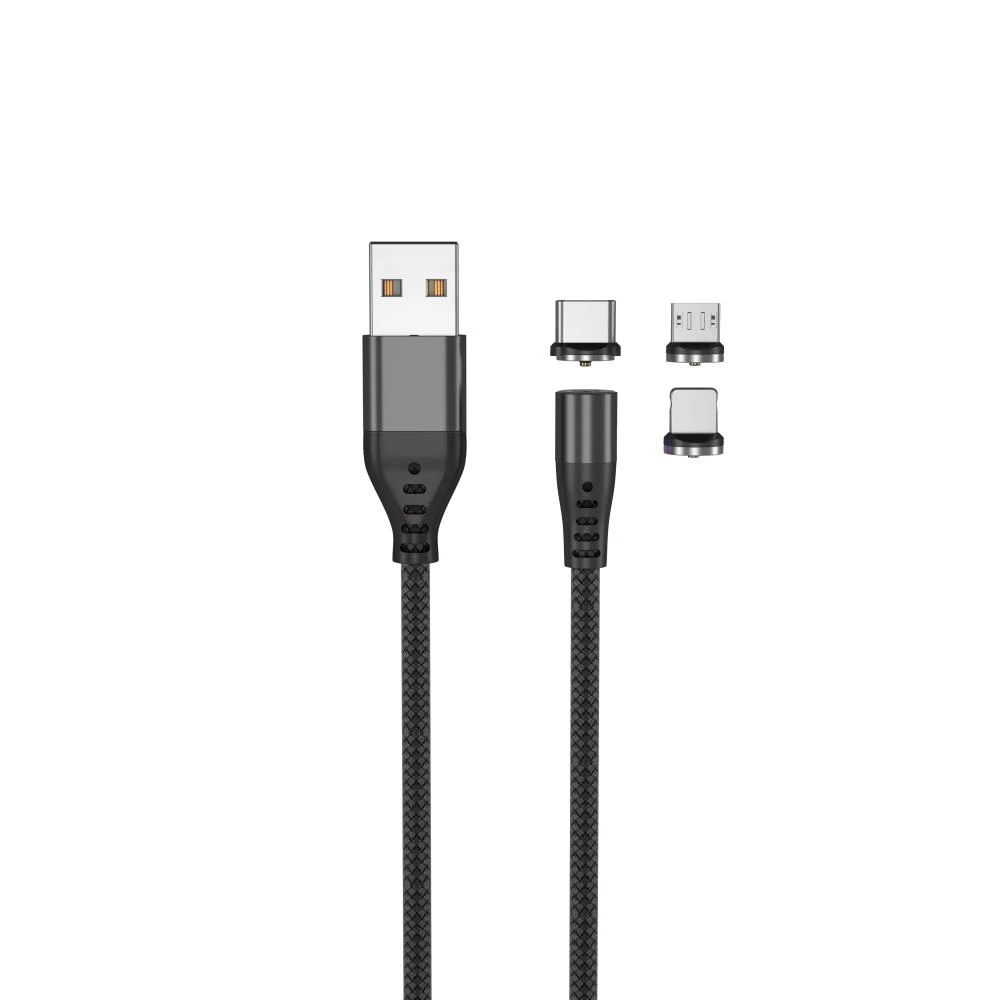 Magnetinis laidas "Maxlife" 3in1 2A, 1m