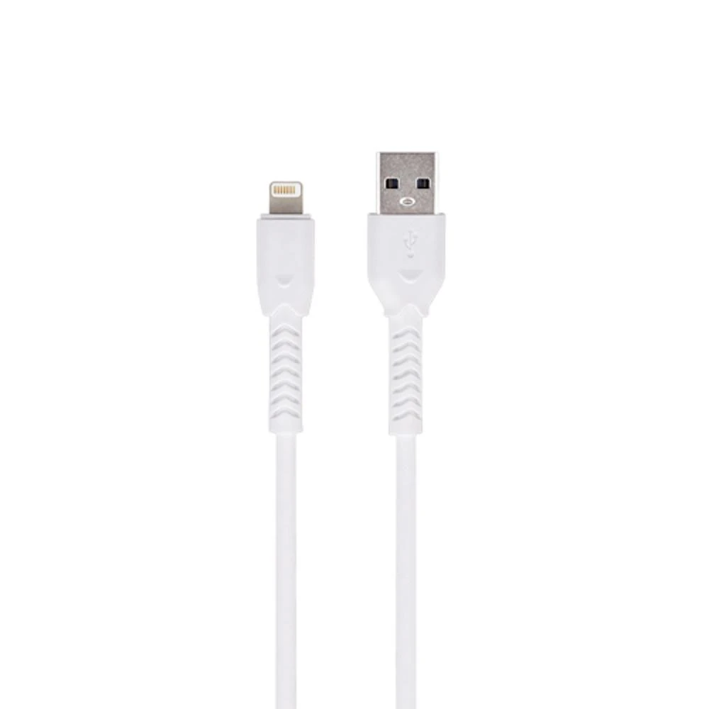 Maxlife MXUC-04 laidas USB – Lightning 1,0 m 3A baltas
