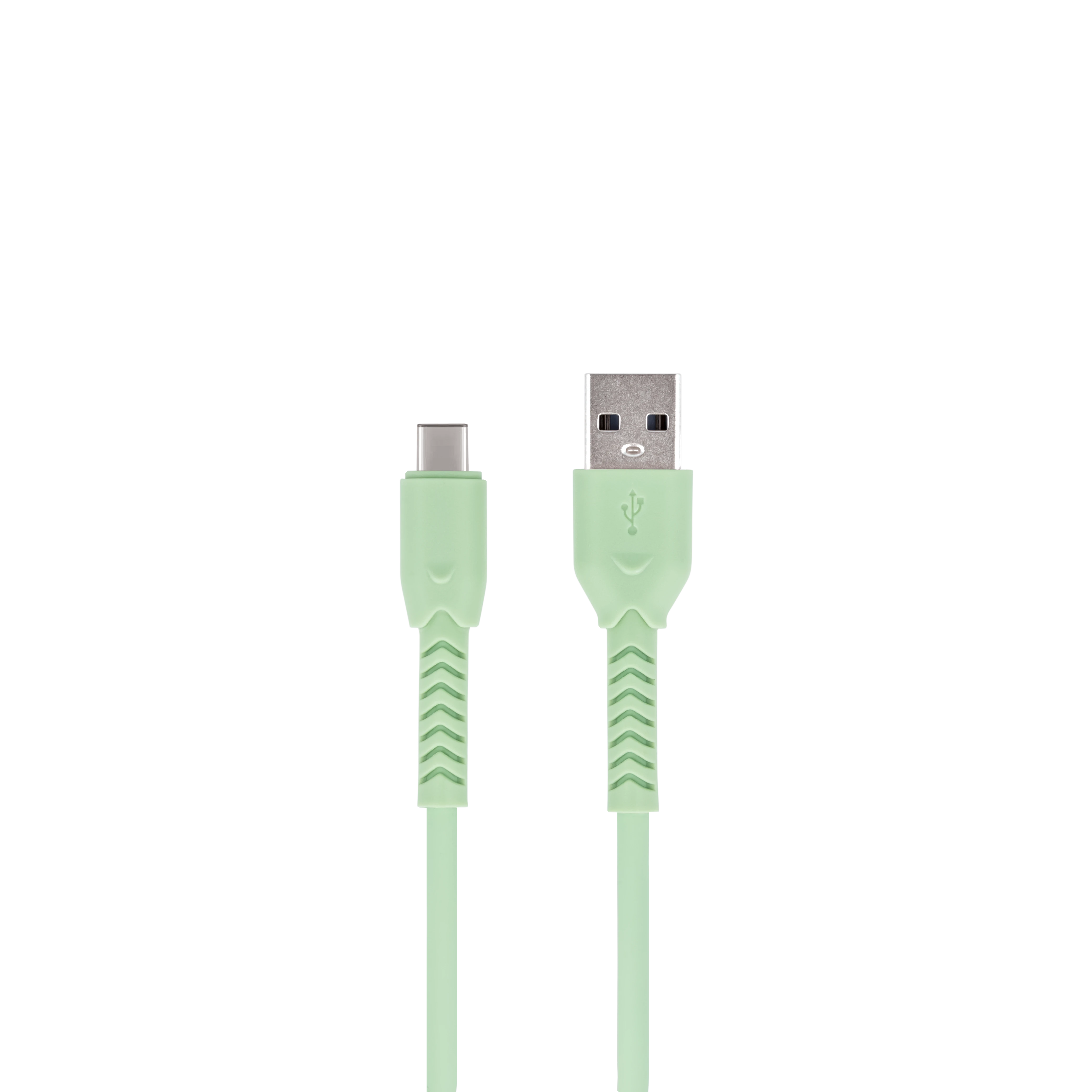 Maxlife MXUC-04 kabelis USB - USB-C 1,0 m 3A žalios spalvos