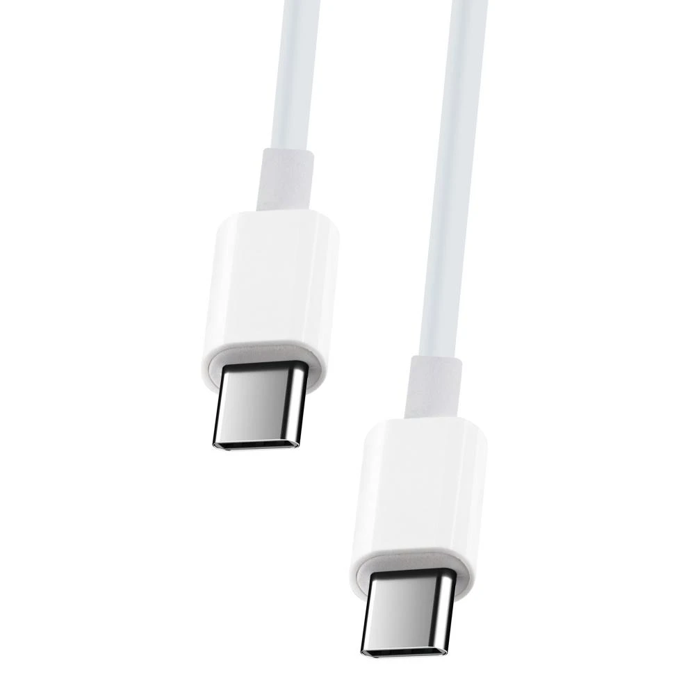 Maxlife MXUC-05 laidas USB-C – USB-C 1,0 m 100W baltas