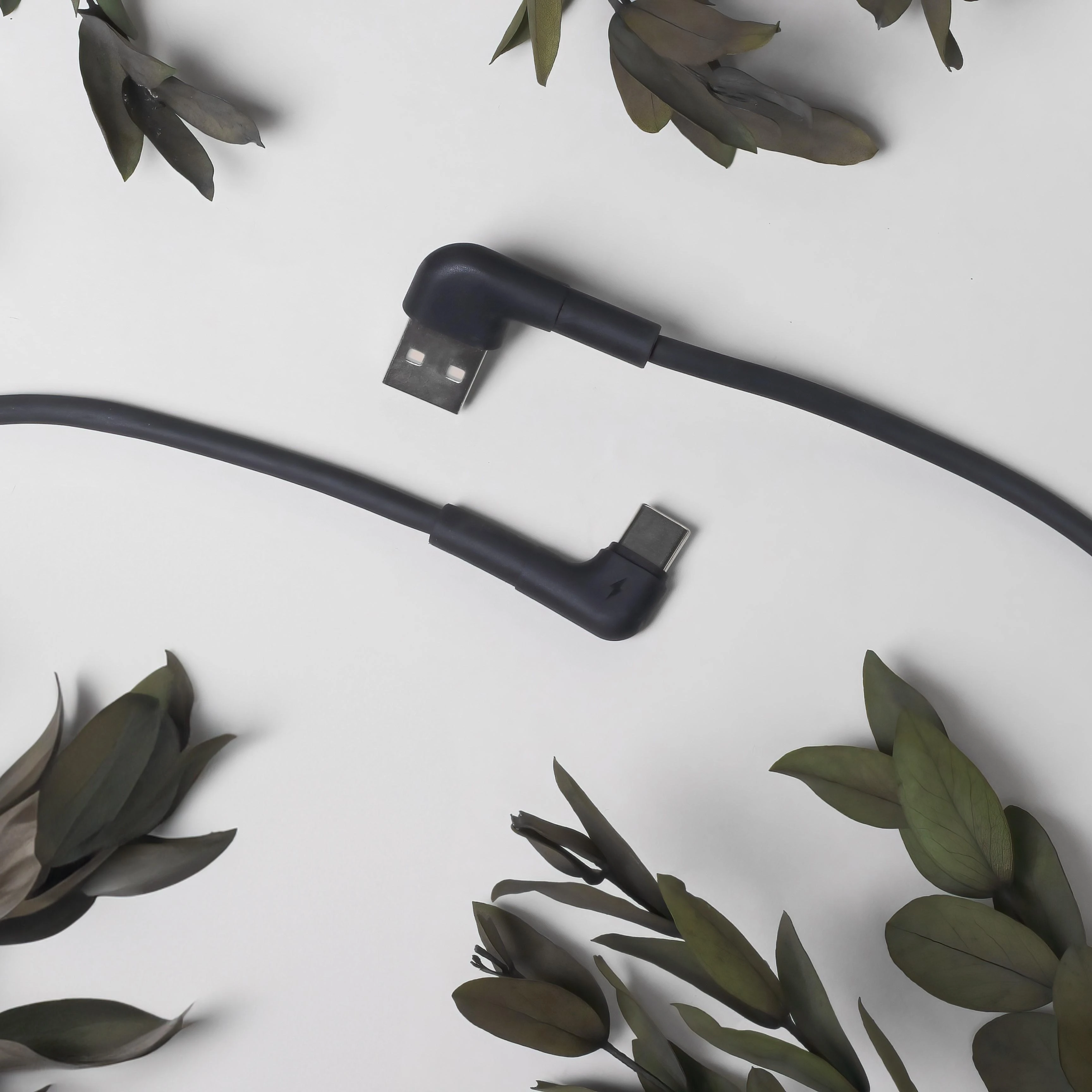 Maxlife MXUC-09 kampinis laidas USB – USB-C 1,0 m 3A juodas