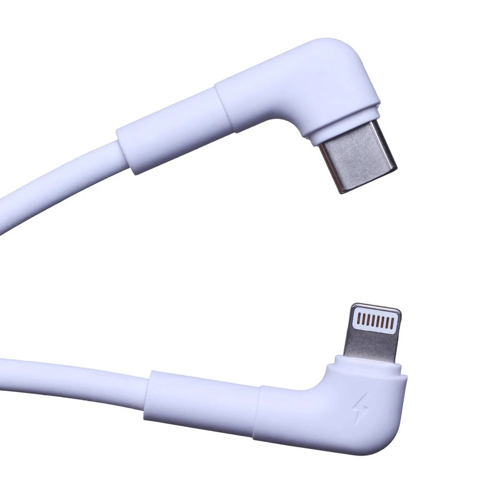 Maxlife MXUC-09 kampinis laidas USB-C – Lightning 1,0 m 27W baltas