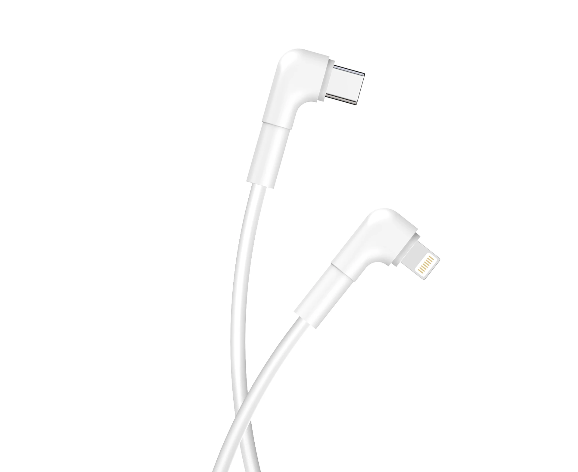 Maxlife MXUC-09 kampinis laidas USB-C – Lightning 1,0 m 27W baltas