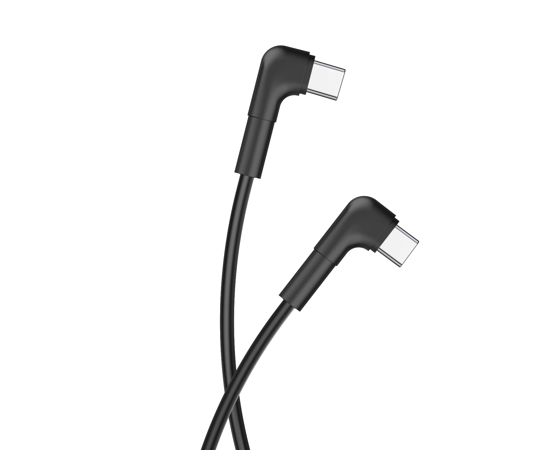 Maxlife MXUC-09 kampinis laidas USB-C – USB-C 1,0 m 60W juodas