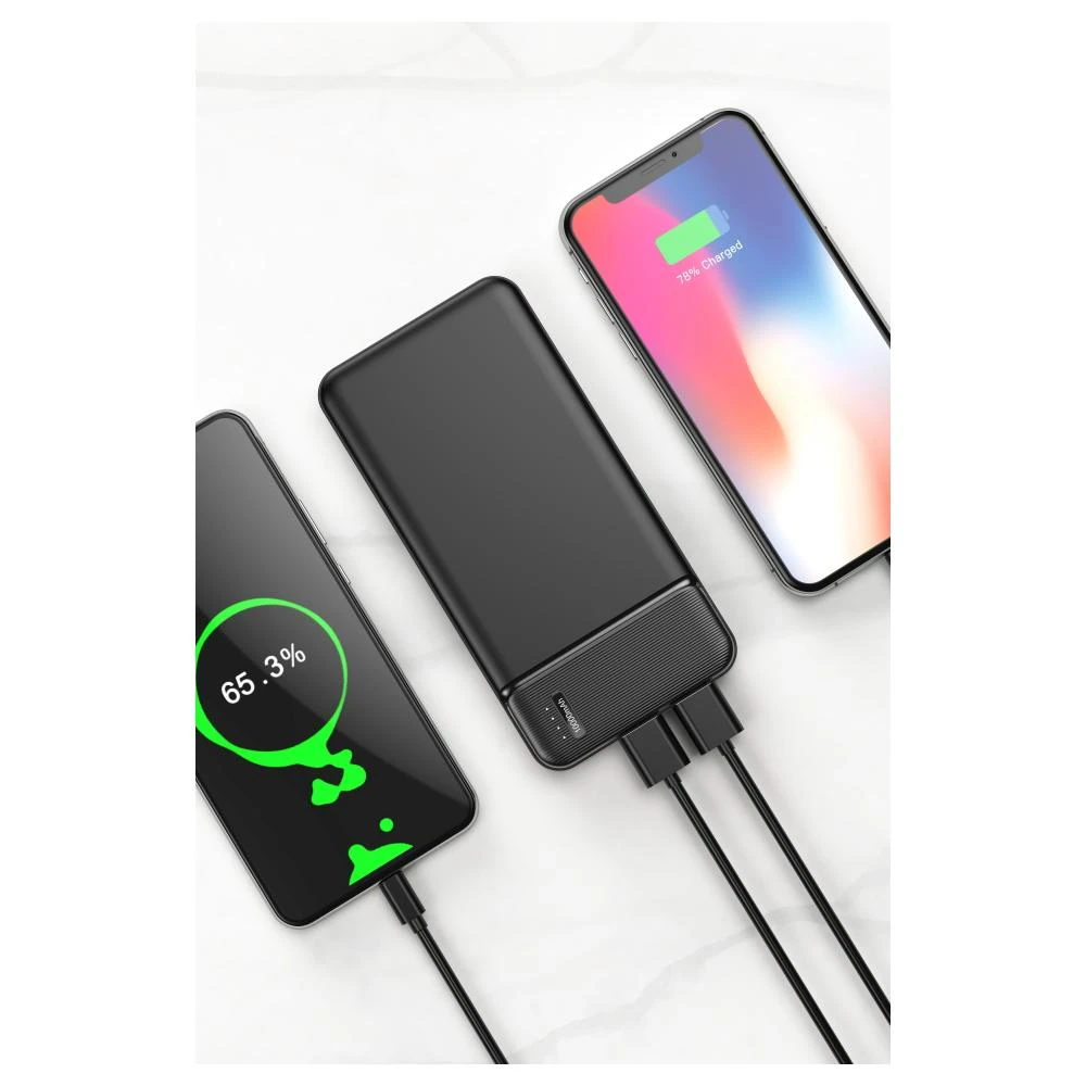 Nešiojamas įkroviklis Maxlife MXPB-01 10000 mAh, juodas