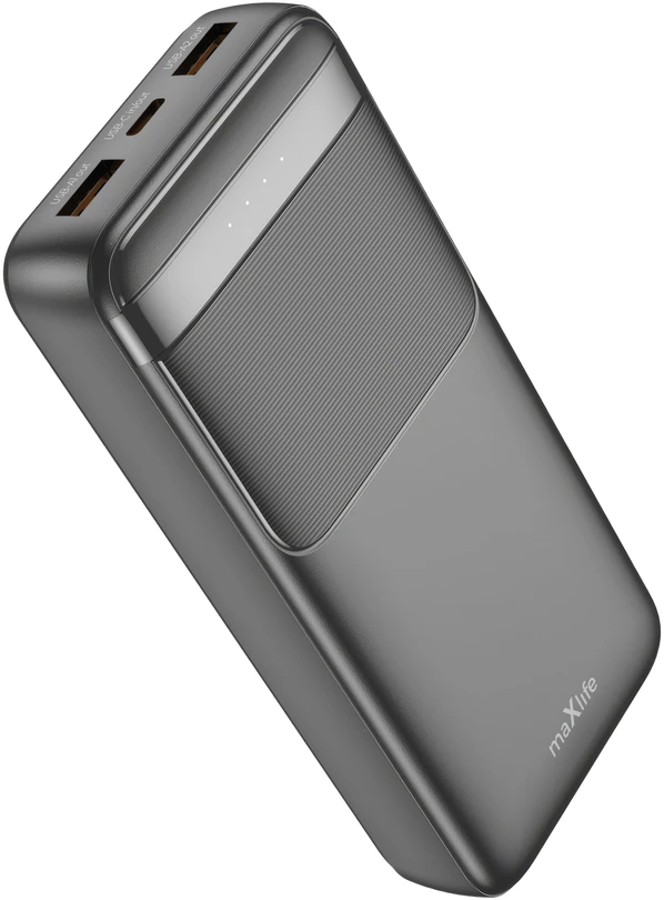 Wekome Telforceone Maxlife power bank MXPB-09 QC PD 65W 20000 mAh juodas