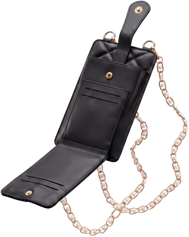 Dėklas TFO Telforceone Dygsniuotas telefono krepšys 19*10,5*2CM juodas