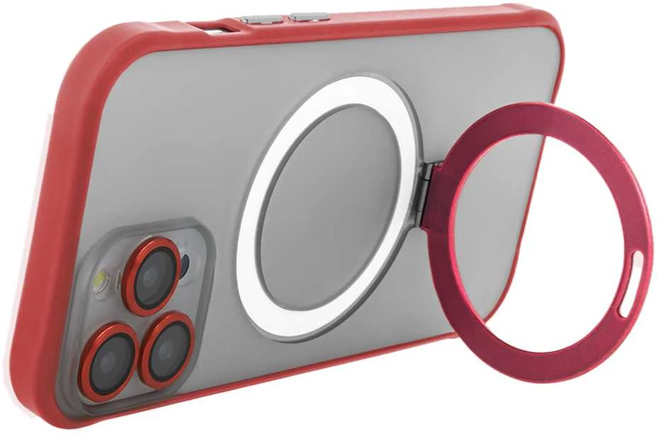 Tecto Shield Telforceone „Ring Secure Mag“ dėklas, skirtas „iPhone 13 6,1“; raudonas