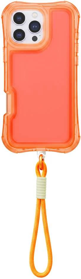 TFO Safepop dėklas su dirželiu Samsung Galaxy S24 / S25 oranžinis
