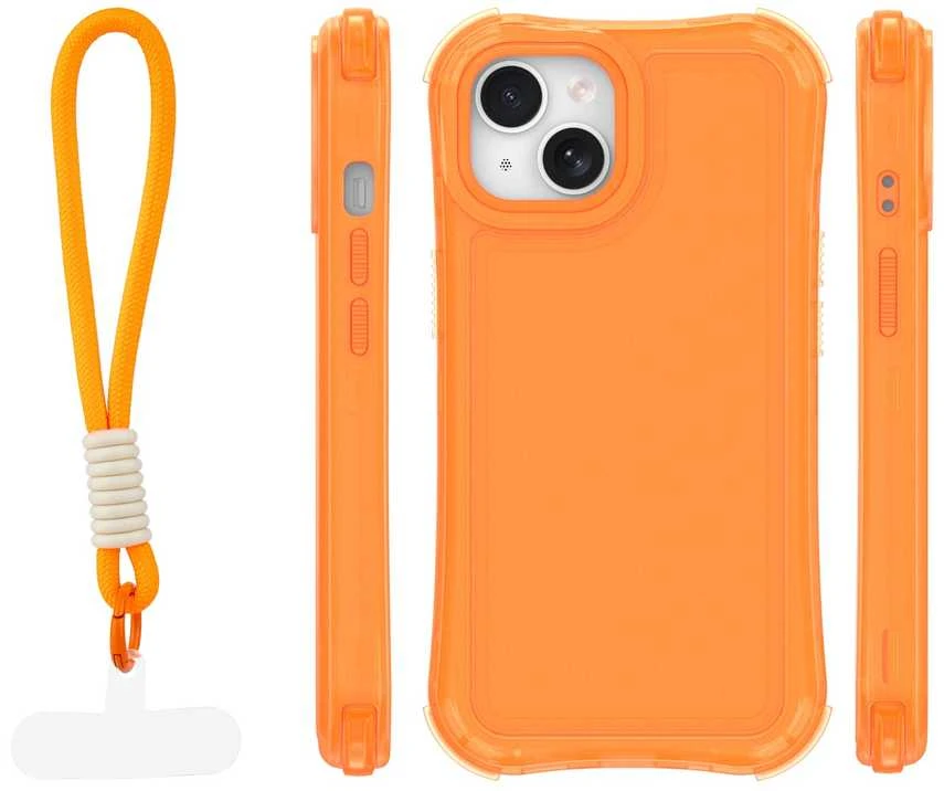 TFO Safepop dėklas su dirželiu iPhone 13 6,1" oranžinis
