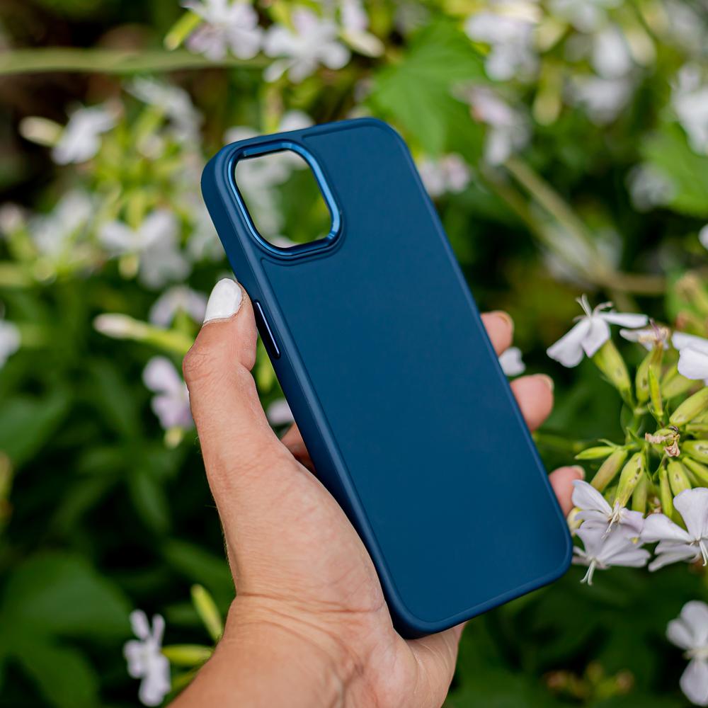 iLike TelForceone Satin dėklas skirtas Apple iPhone 14 6,1'', tamsiai mėlynas