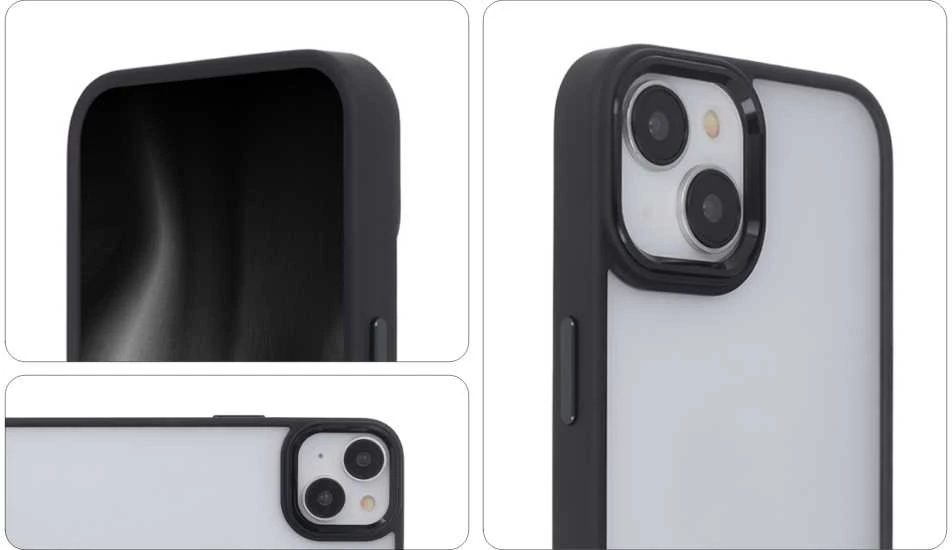 Tecto Shield Telforceone Elegantiškas matinis dėklas, skirtas „Samsung Galaxy S24 Plus“, juodas