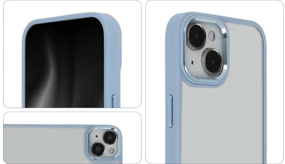 Tecto Shield Telforceone Elegantiškas matinis satininis dėklas, skirtas iPhone 11, mėlynas