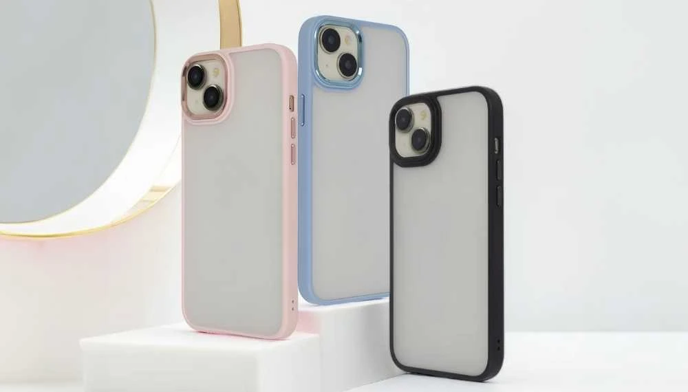 Tecto Shield Telforceone Elegantiškas matinis dėklas, skirtas „Samsung Galaxy S24 Plus“, juodas