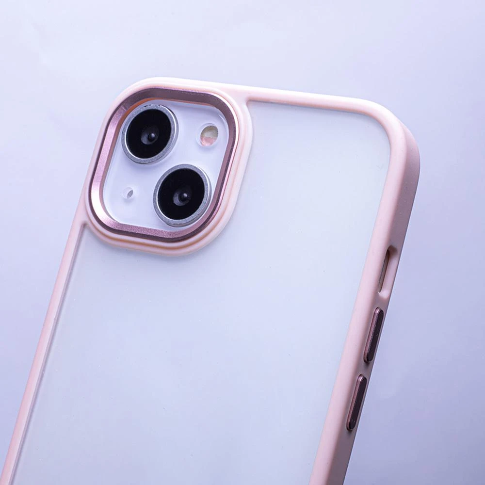 TelForceone "Satin Matt" dėklas "iPhone 14 Pro 6,1", rožinės spalvos