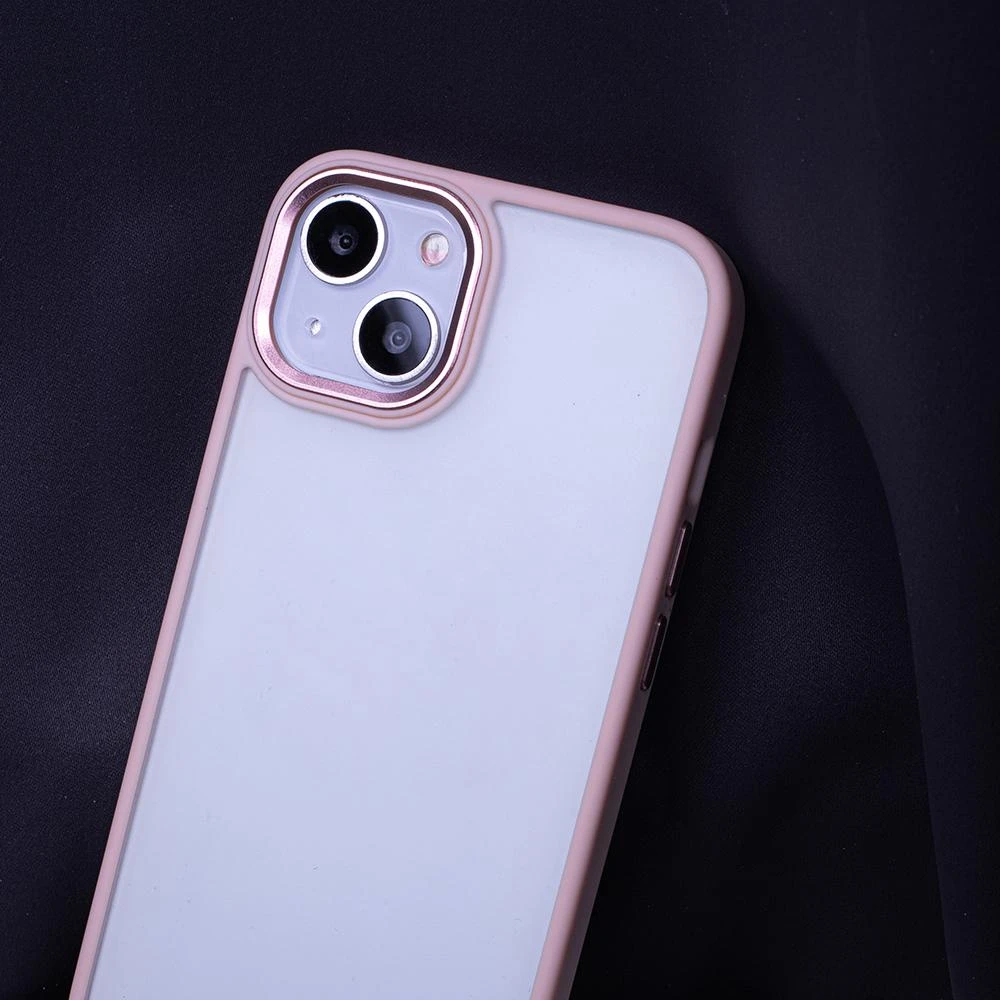 TelForceone "Satin Matt" dėklas "iPhone 14 Pro 6,1", rožinės spalvos