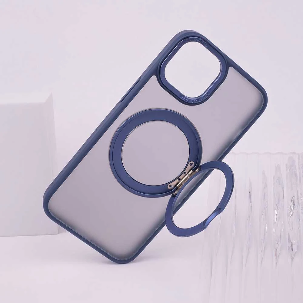 Tecto Shield Telforceone Saugus besisukančio mago dėklas, skirtas iPhone 13 6,1 colio, tamsiai mėlynas