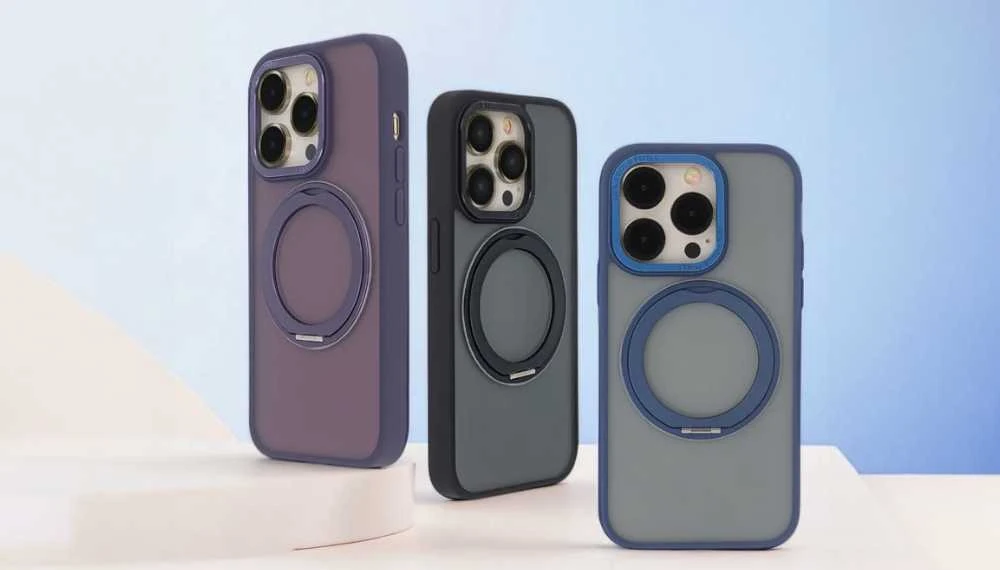 Tecto Shield Telforceone Saugus besisukančio mago dėklas, skirtas iPhone 14 Pro 6,1 colio, juodas