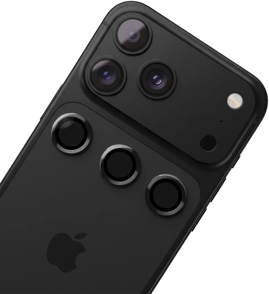 TFO Objektyvo stikliukų rinkinys, skirtas iPhone 18 Pro Max, juodas
