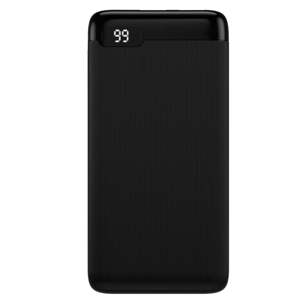 TelForceone "Setty" maitinimo bankas 10000 mAh LCD SPBL-10 juodas