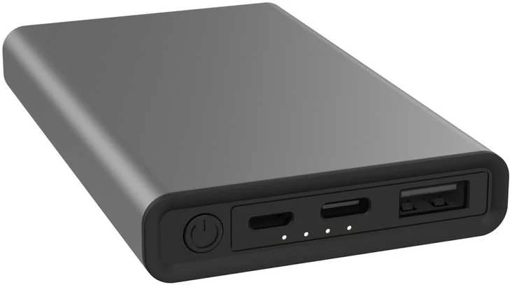 Setty Recycling išorinė baterija 5000 mAh 12W pilka QRPB5-12-18