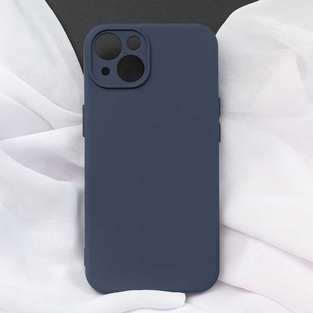 iLike TelForceone Silicon dėklas, skirtas iPhone 15 Pro Max 6,7 tamsiai mėlynos spalvos