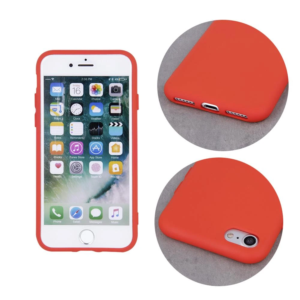 TelForceone Silicon dėklas skirtas Apple iPhone 14 Pro 6,1'', raudonas