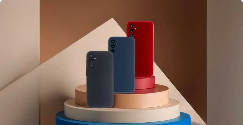 Tecto Shield Telforceone Silikoninis, minkštas dėklas, skirtas „Samsung Galaxy S23 FE“, juodas