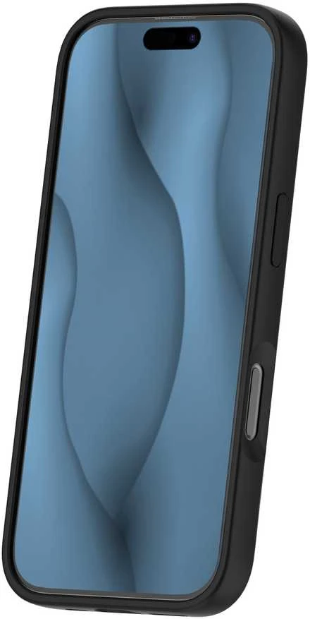 TFO Plonas silikoninis Mag dėklas, skirtas iPhone 16 Pro 6,3", juodas