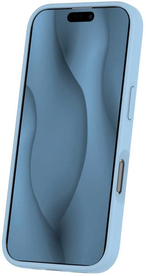 TFO Plonas silikoninis Mag dėklas, skirtas iPhone 16 6,1", šviesiai mėlynas