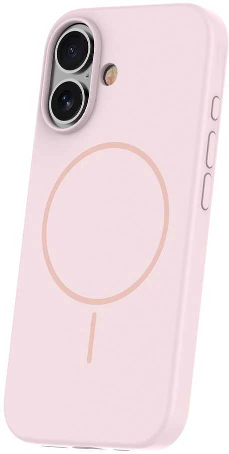 TFO Plonas silikoninis Mag dėklas, skirtas iPhone 16 Pro Max 6,9", šviesiai rožinis