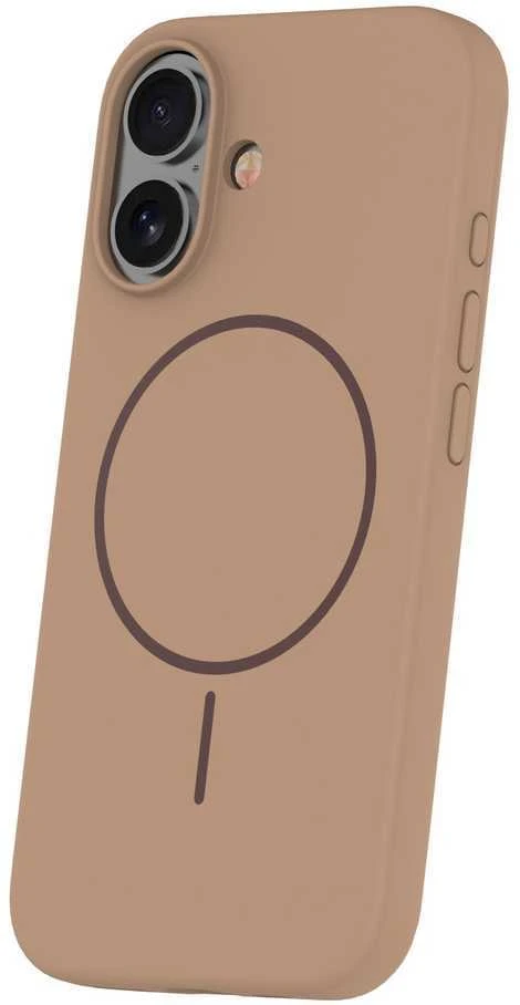 TFO Telforceone Silikoninis plonas „Mag“ dėklas, skirtas „iPhone 16 6,1“; rudas