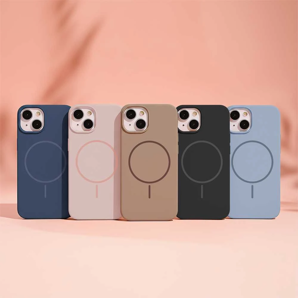 TFO Telforceone Silikoninis plonas „Mag“ dėklas, skirtas „iPhone 17 / 18“ 6,3 colio, šviesiai mėlynas