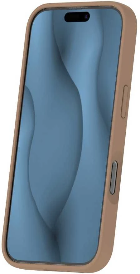 TFO Plonas silikoninis Mag dėklas, skirtas iPhone 16 Pro 6,3" rudas
