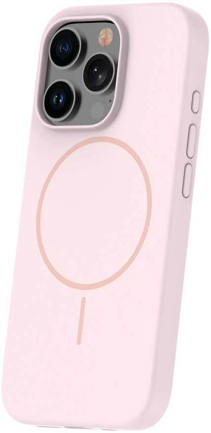 TFO Telforceone Silikoninis plonas „Mag“ dėklas, skirtas „iPhone 14 Pro 6,1“; šviesiai rožinis
