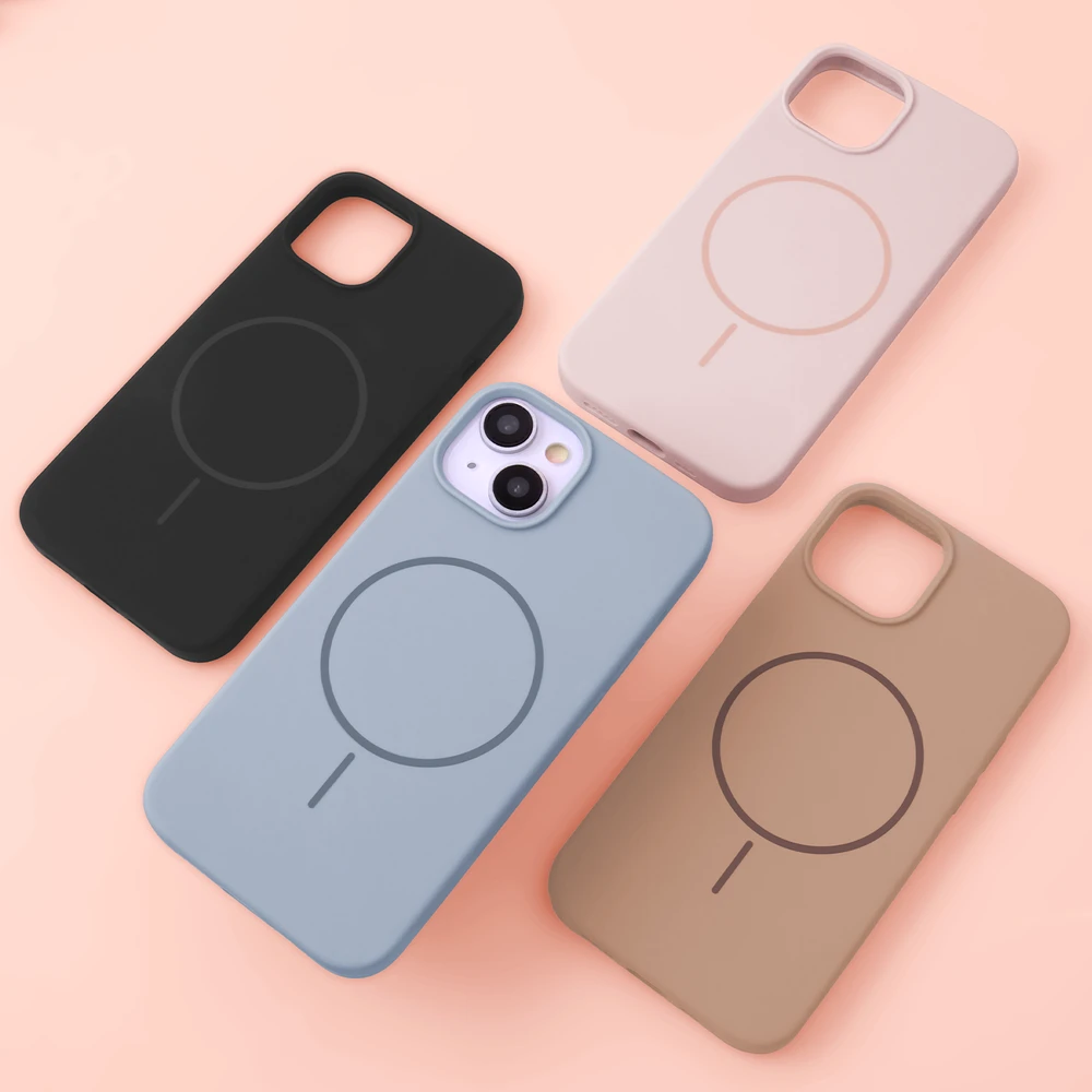 TFO Telforceone Silikoninis plonas „Mag“ dėklas, skirtas „iPhone 17 / 18“ 6,3 colio, šviesiai mėlynas