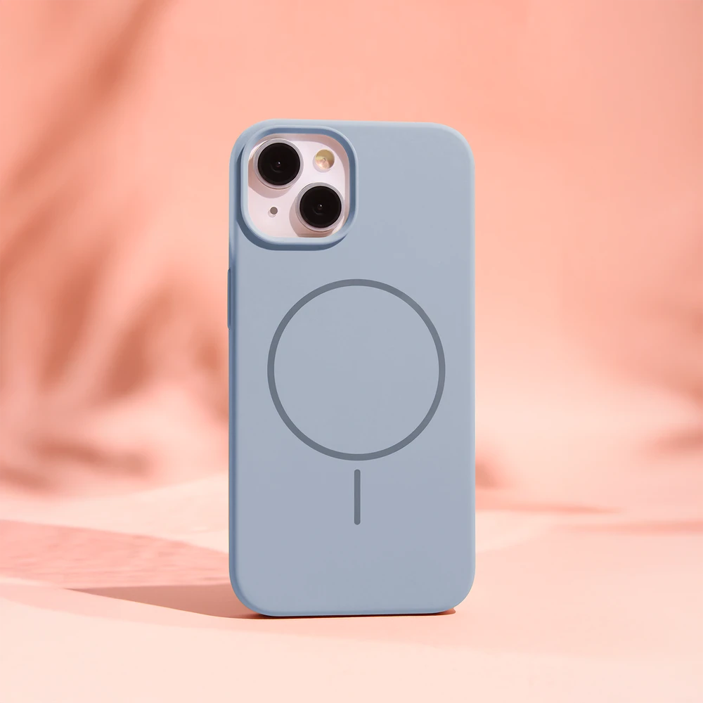 TFO Telforceone Silikoninis plonas „Mag“ dėklas, skirtas „iPhone 17 / 18“ 6,3 colio, šviesiai mėlynas