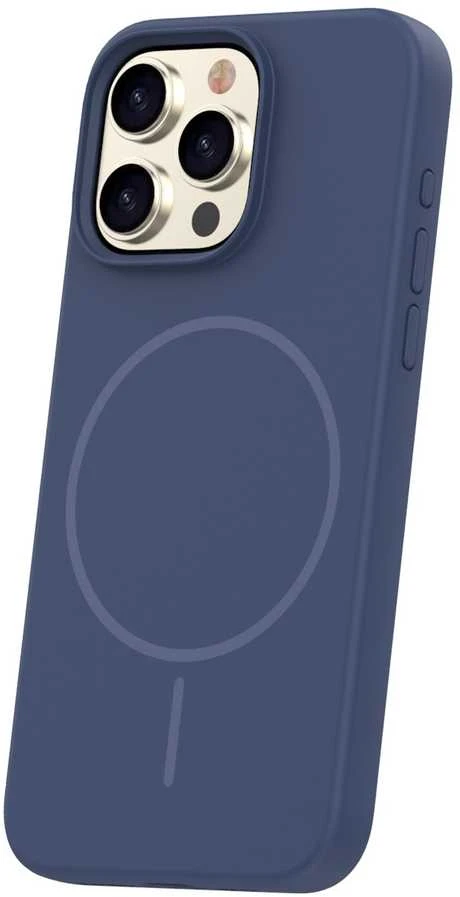 TFO Plonas silikoninis Mag dėklas, skirtas iPhone 16 Pro 6,3" tamsiai mėlynas