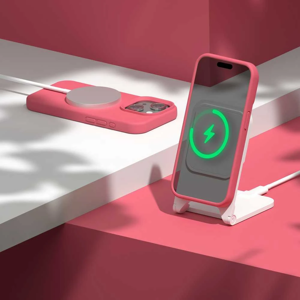 Etteri Telforceone silikoninis dėklas Apple iPhone 11 avietinis