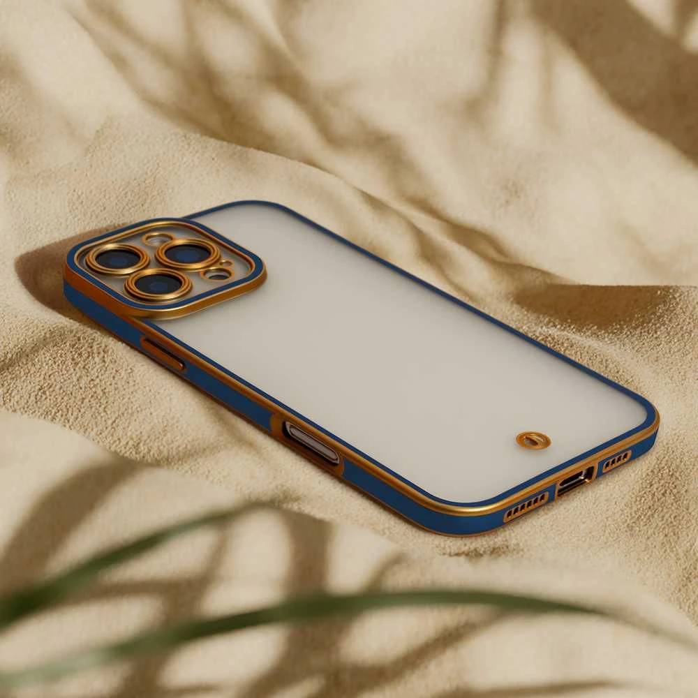 TFO Silky Gold dėklas, skirtas Xiaomi Redmi 14C 4G/ 14C 5G / Redmi A4 / POCO C75, mėlynas